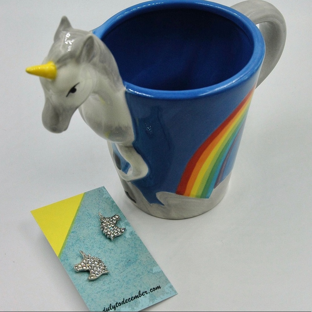 UNICORN 4 A DAY Gift set,erngs & mug
